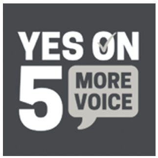 YES ON 5 MORE VOICE